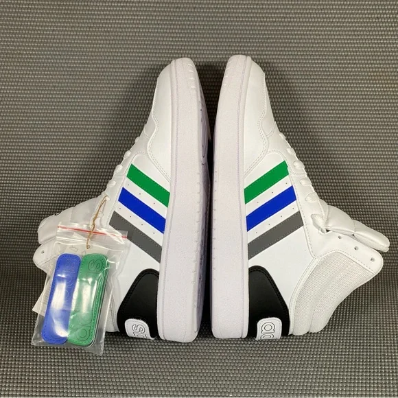 🆕 Adidas Hoops 3.0 Mid Friendship Day Basketball Shoe Sneaker Men’s US 11 White - Picture 7 of 13